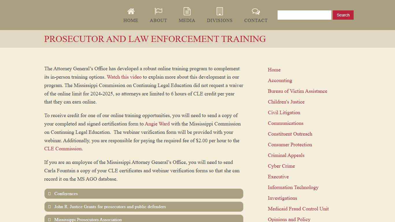 Prosecutor and Law Enforcement Training - Attorney General Lynn Fitch